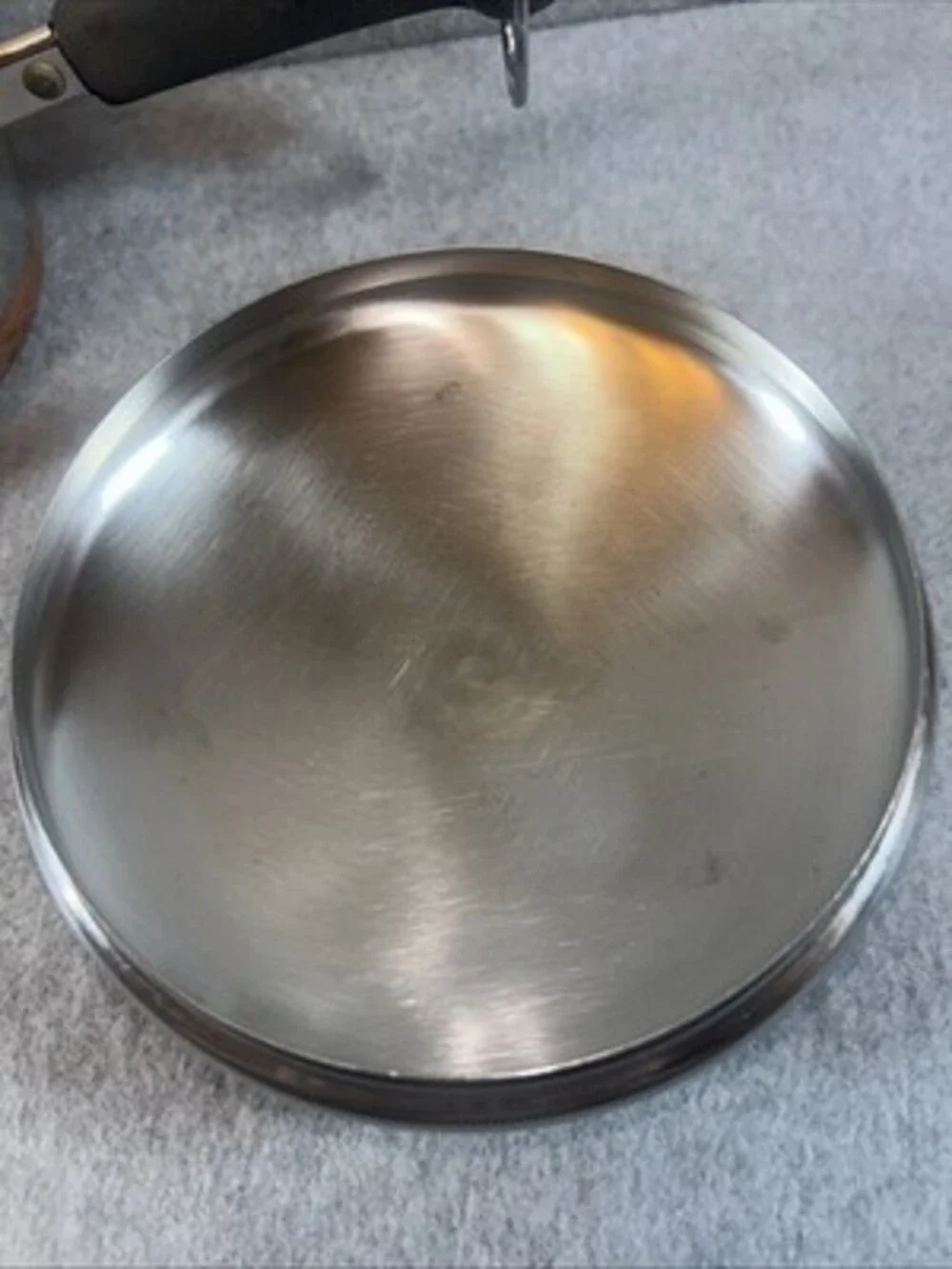 Revere Ware 1 Qt 1801 Saucepan w/ Lid Copper Bottom Cookware Sauce Pan Pot